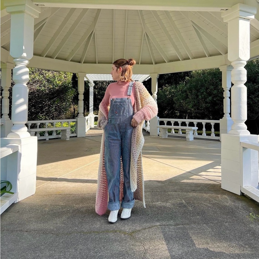 Handmade dusty rose duster